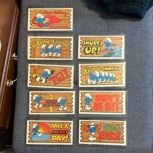 Vintage Smurf Card Set. 1982